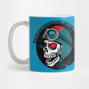 The Fastest To The Finish Graphic Mug